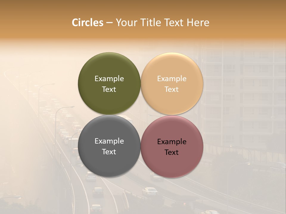 Road Exterior Highway PowerPoint Template