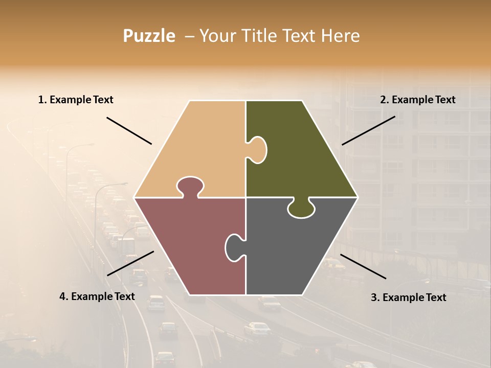 Road Exterior Highway PowerPoint Template