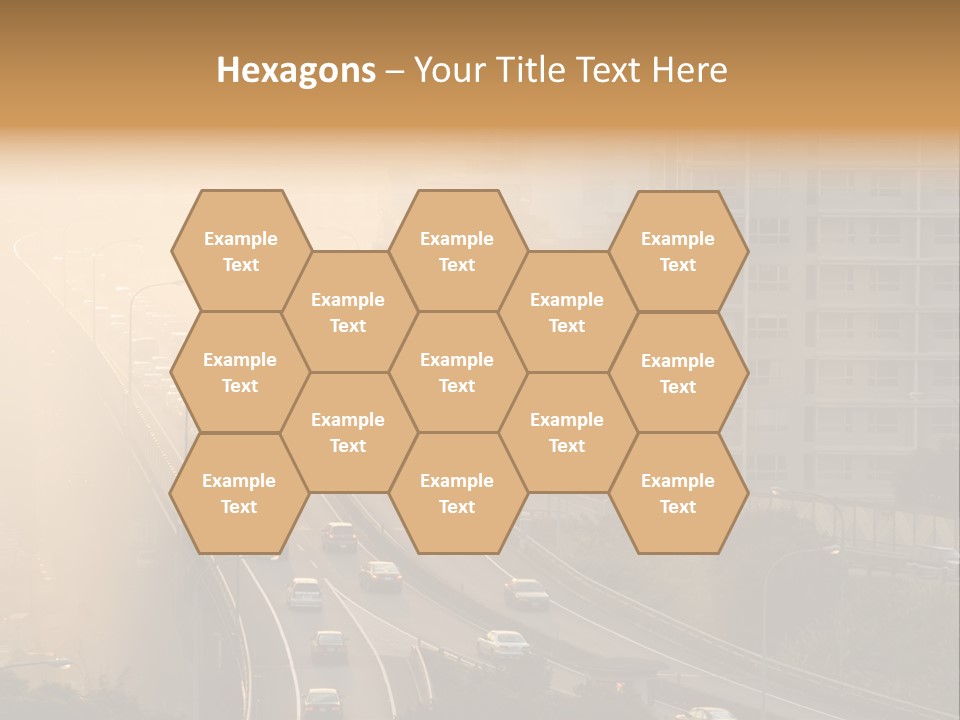 Road Exterior Highway PowerPoint Template