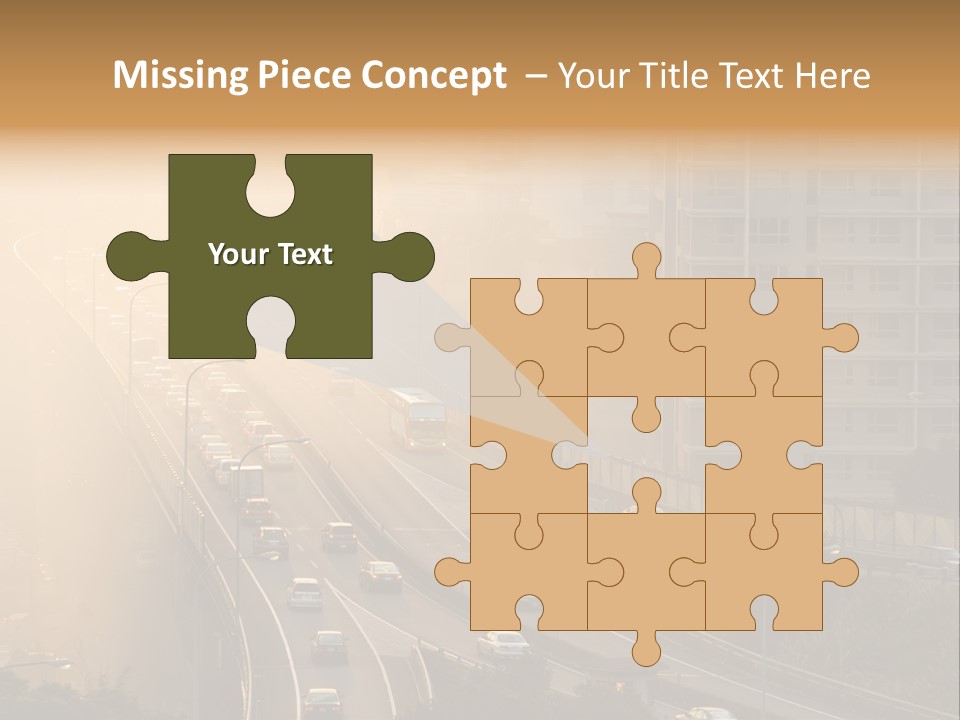 Road Exterior Highway PowerPoint Template