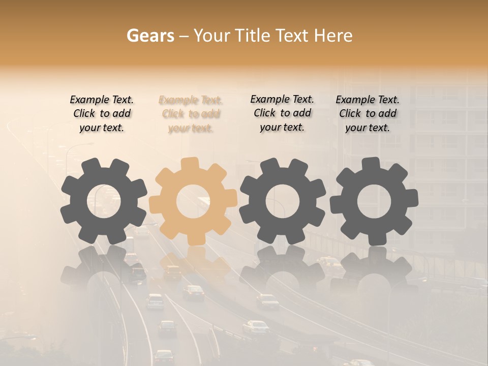 Road Exterior Highway PowerPoint Template
