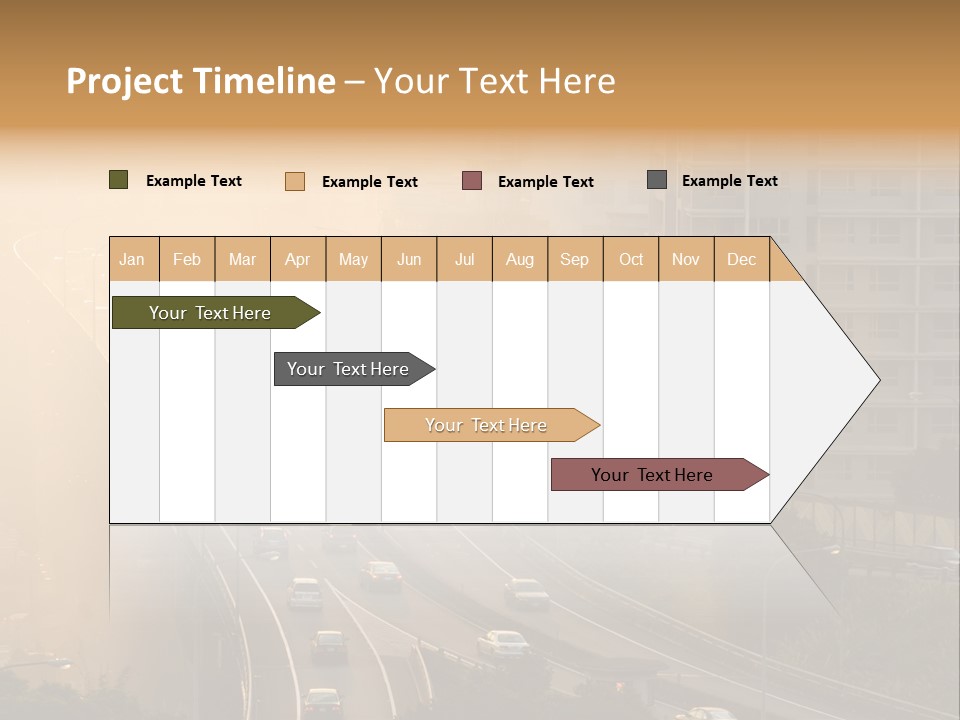 Road Exterior Highway PowerPoint Template