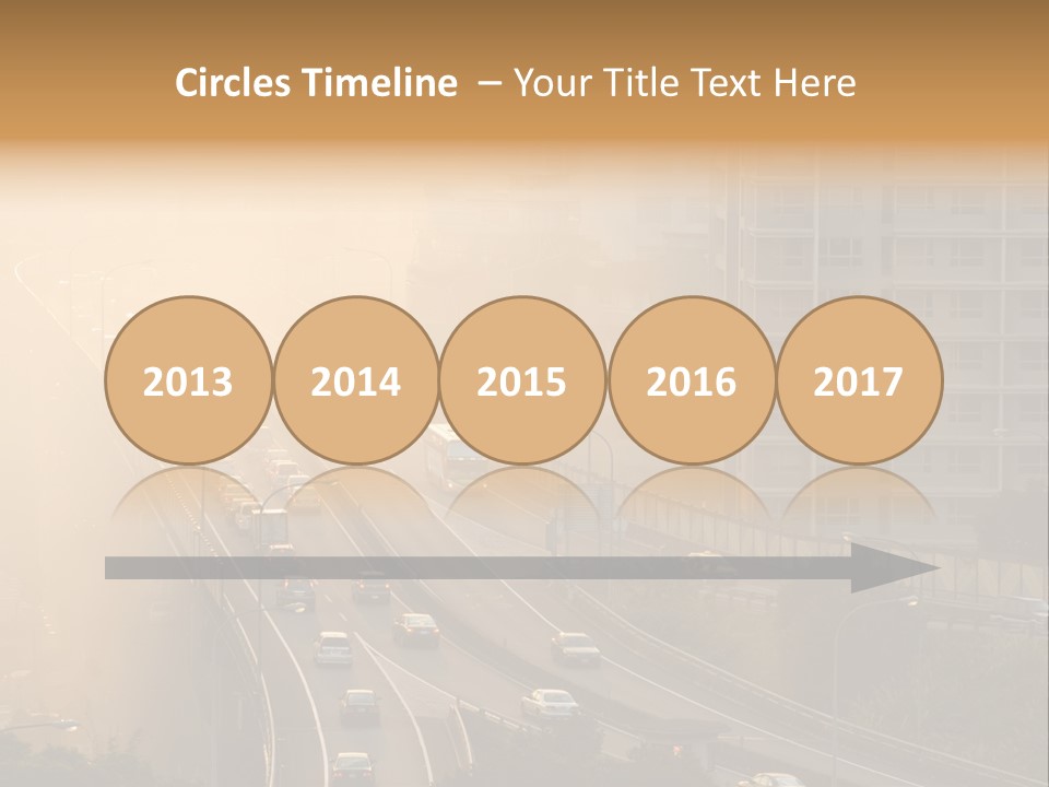 Road Exterior Highway PowerPoint Template