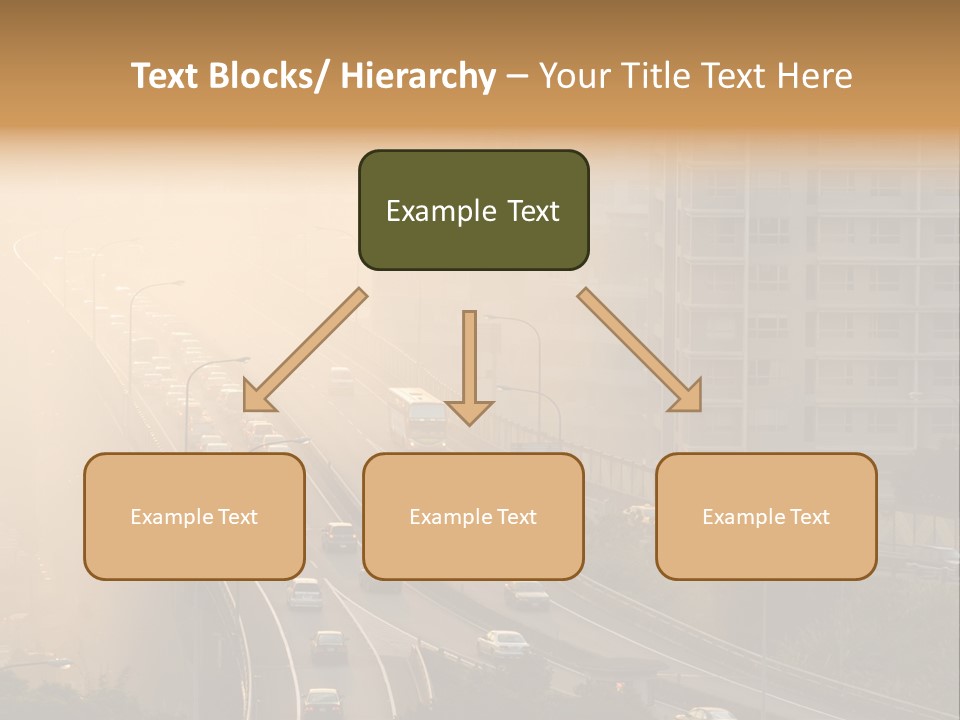Road Exterior Highway PowerPoint Template