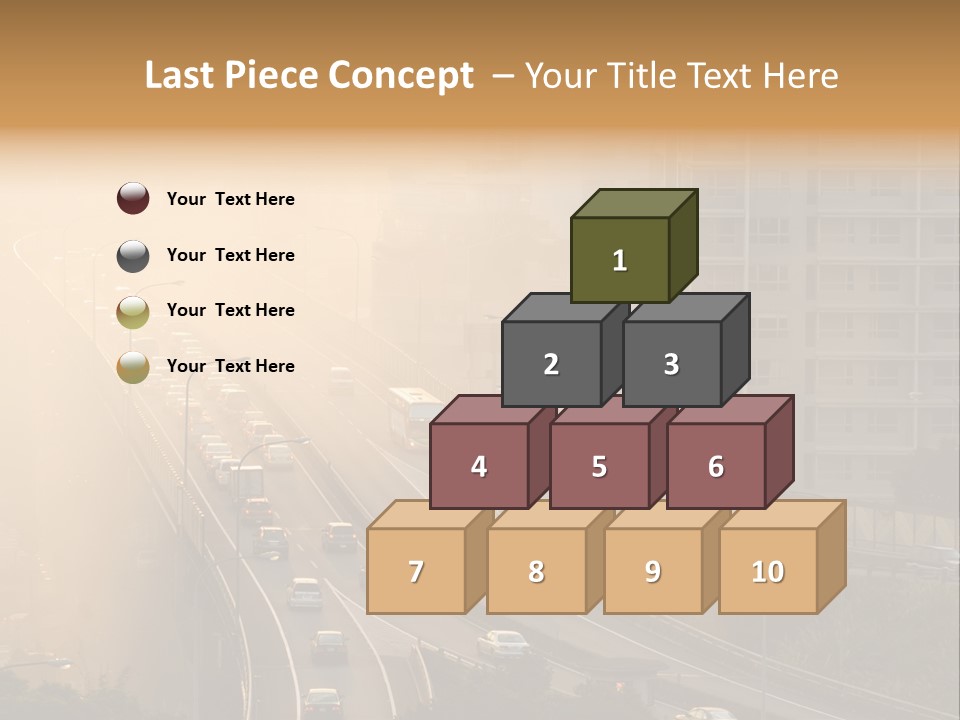 Road Exterior Highway PowerPoint Template