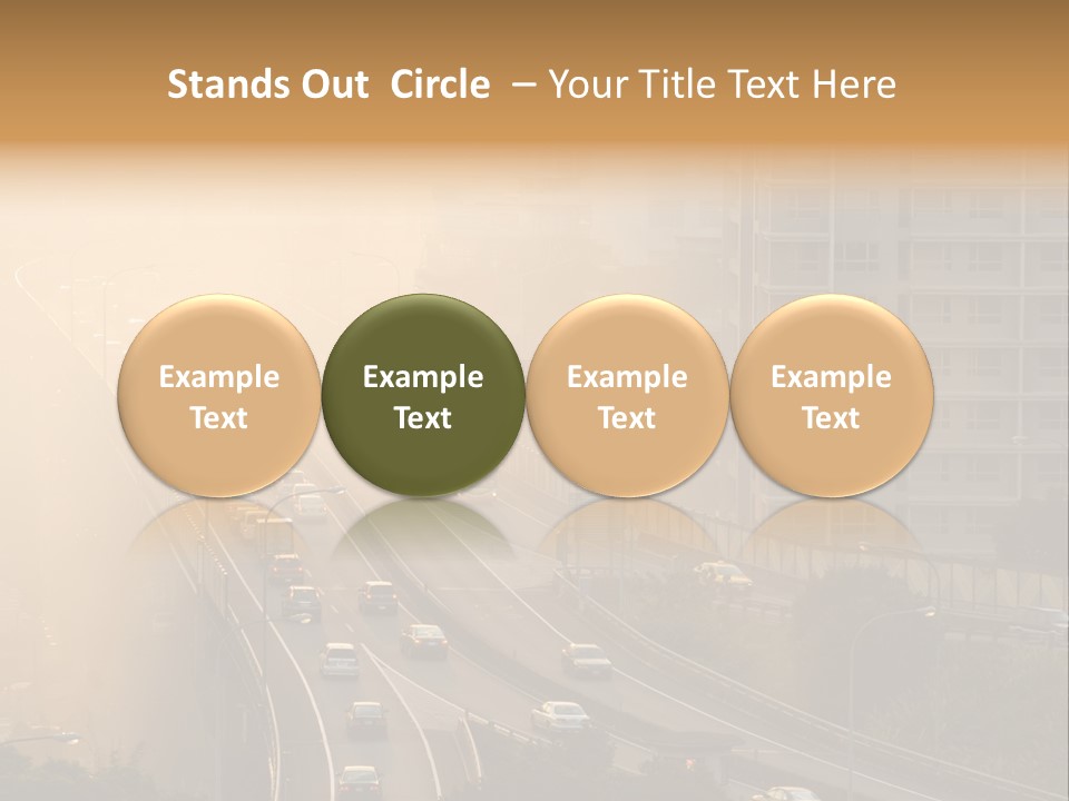 Road Exterior Highway PowerPoint Template