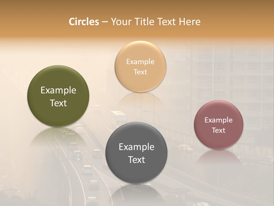 Road Exterior Highway PowerPoint Template