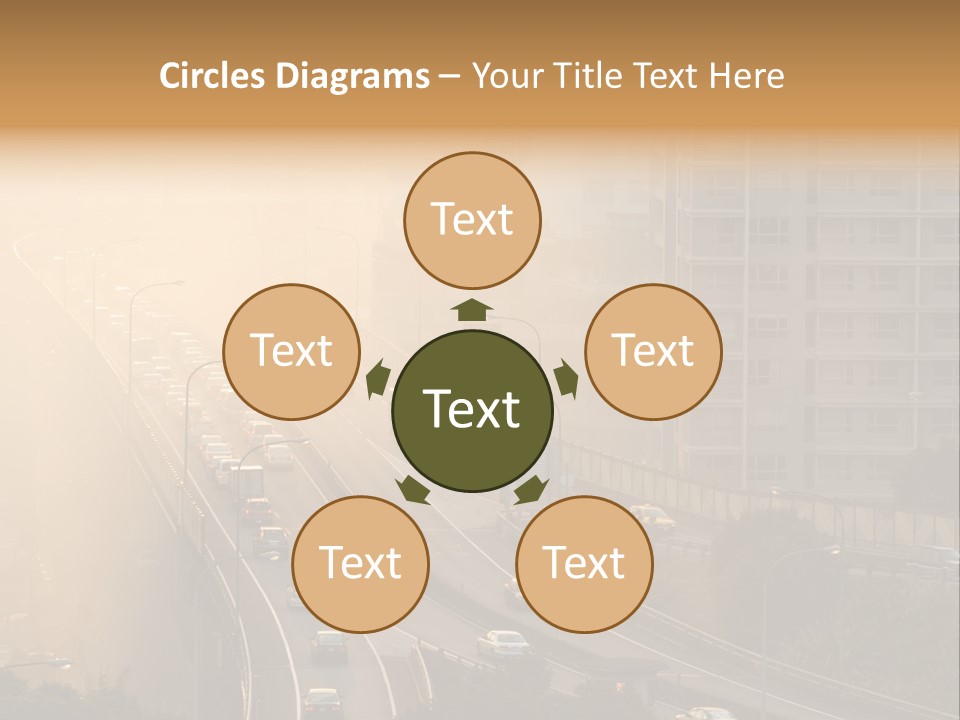 Road Exterior Highway PowerPoint Template