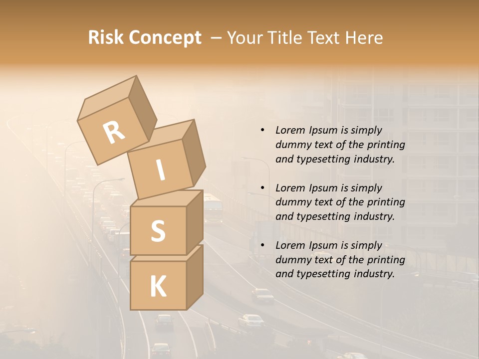 Road Exterior Highway PowerPoint Template