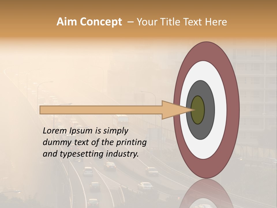 Road Exterior Highway PowerPoint Template