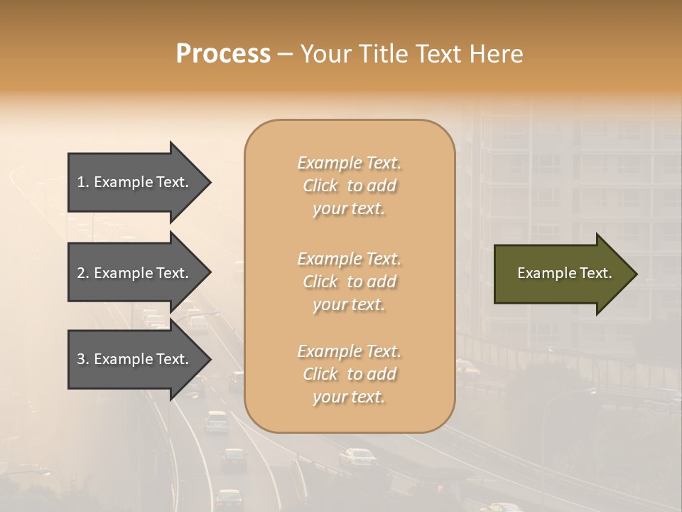 Road Exterior Highway PowerPoint Template