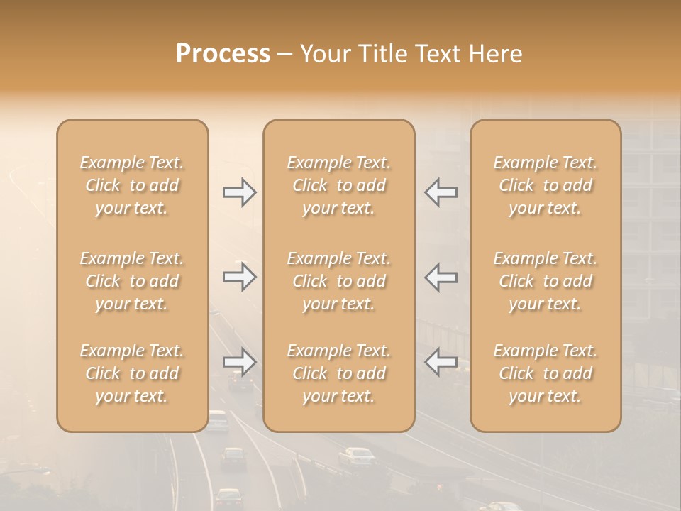 Road Exterior Highway PowerPoint Template