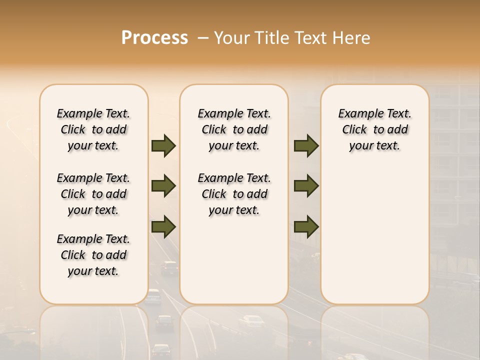 Road Exterior Highway PowerPoint Template