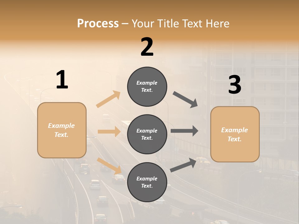 Road Exterior Highway PowerPoint Template