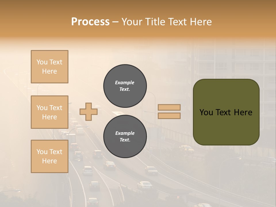 Road Exterior Highway PowerPoint Template
