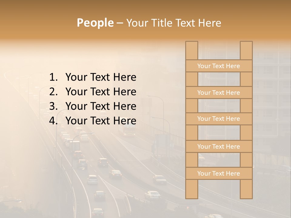Road Exterior Highway PowerPoint Template