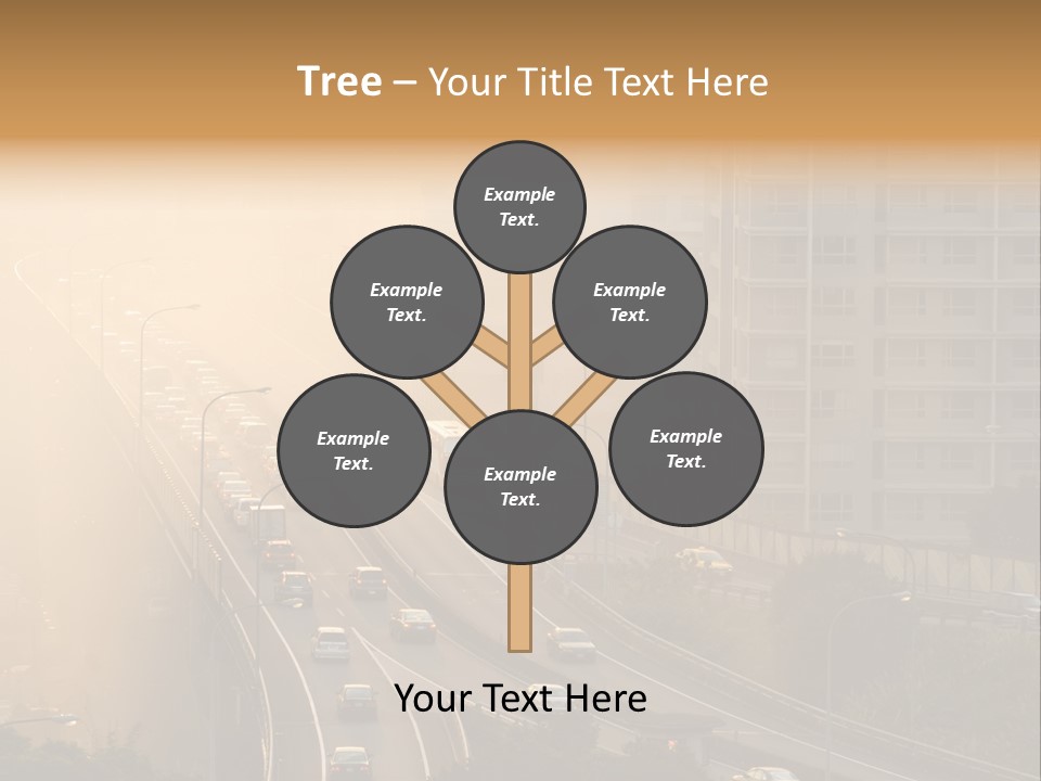Road Exterior Highway PowerPoint Template