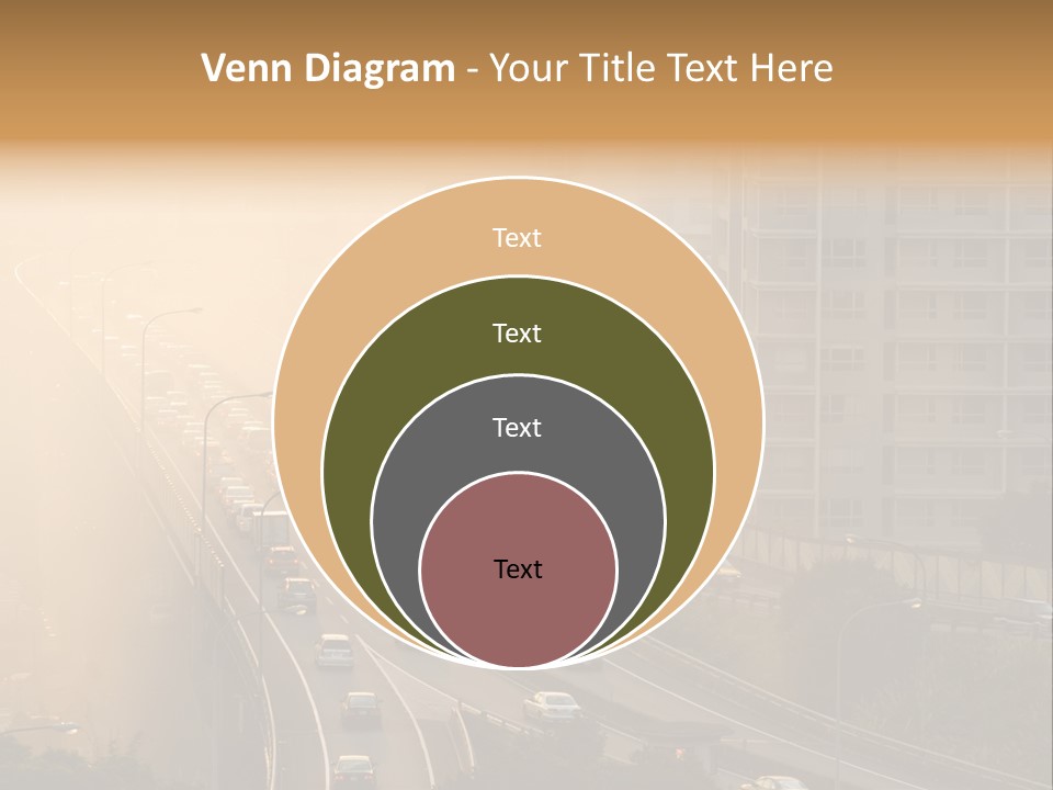 Road Exterior Highway PowerPoint Template