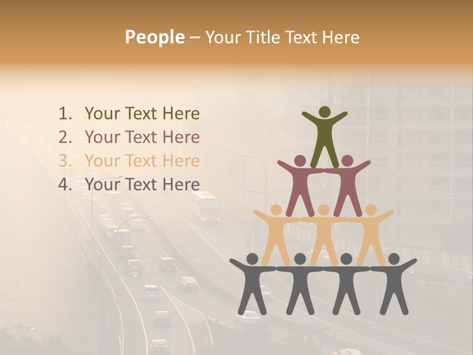 Road Exterior Highway PowerPoint Template