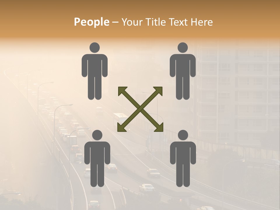 Road Exterior Highway PowerPoint Template