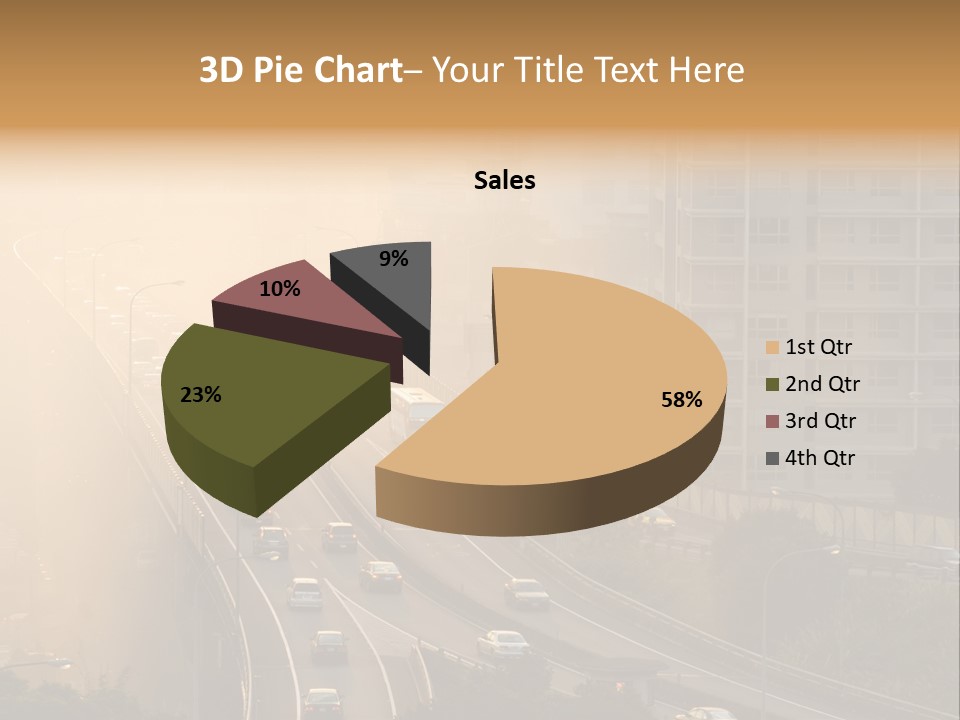 Road Exterior Highway PowerPoint Template
