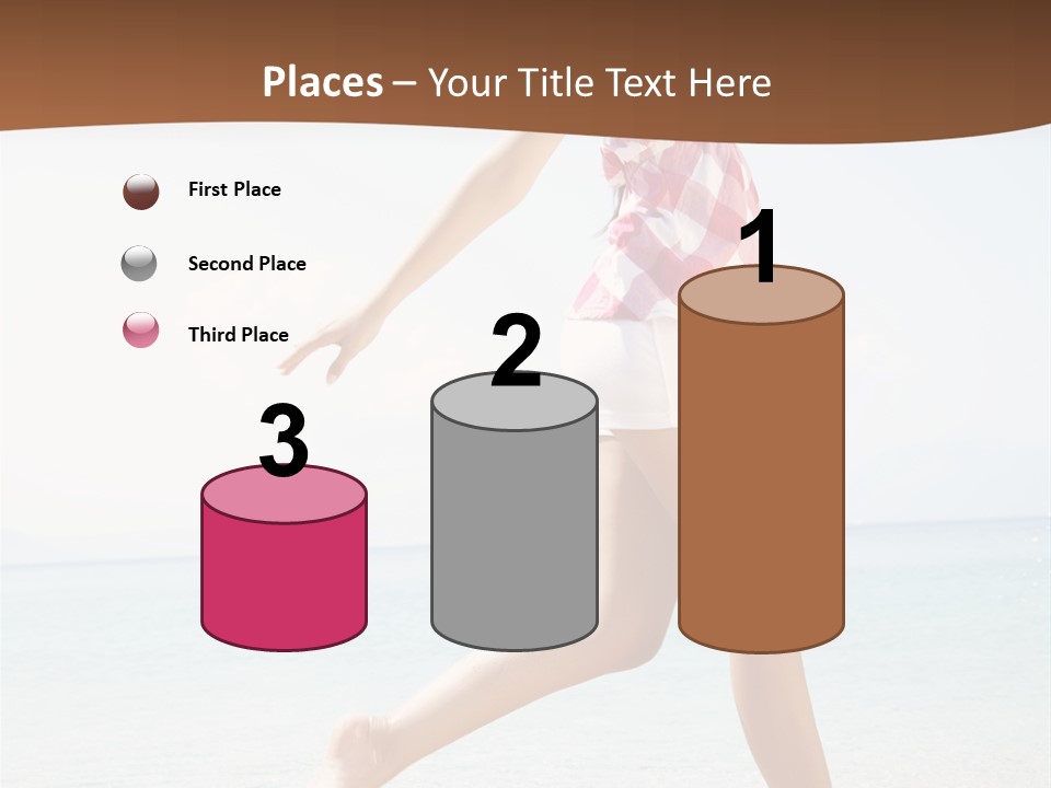 Splashing Sunglasses Sunshine PowerPoint Template