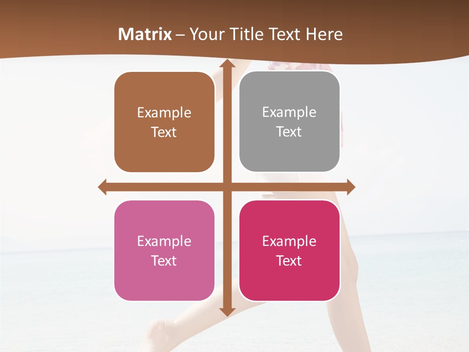 Splashing Sunglasses Sunshine PowerPoint Template