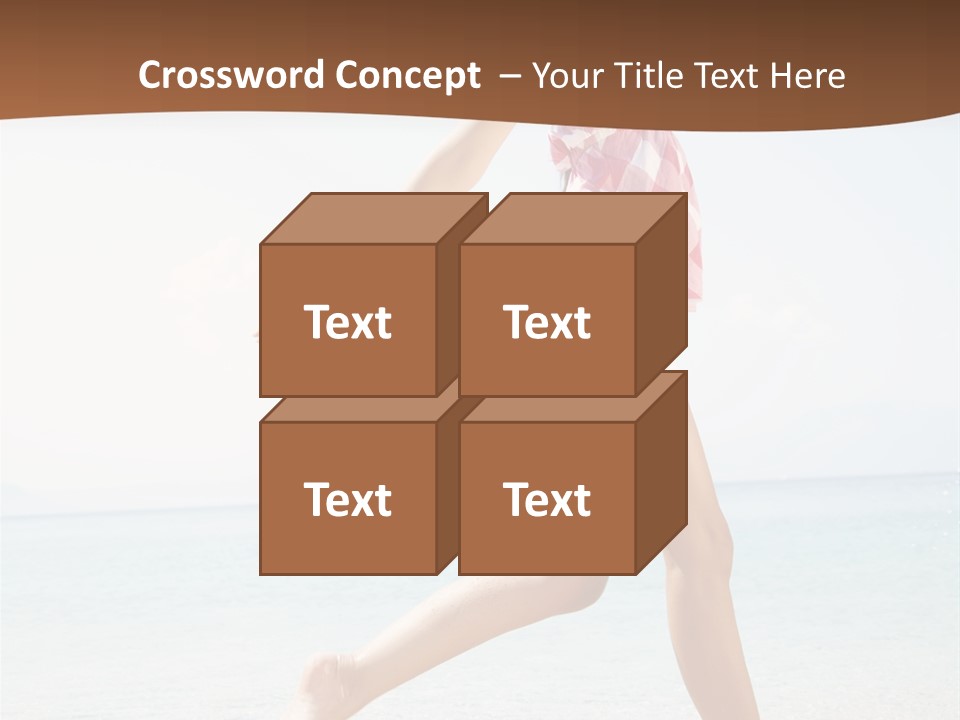 Splashing Sunglasses Sunshine PowerPoint Template