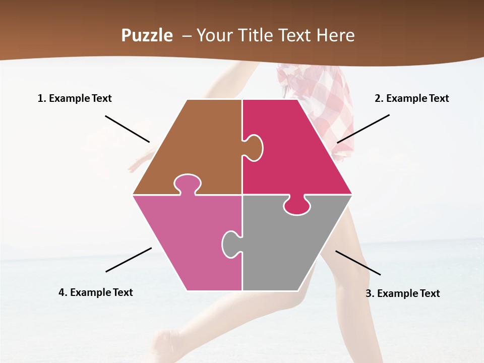 Splashing Sunglasses Sunshine PowerPoint Template