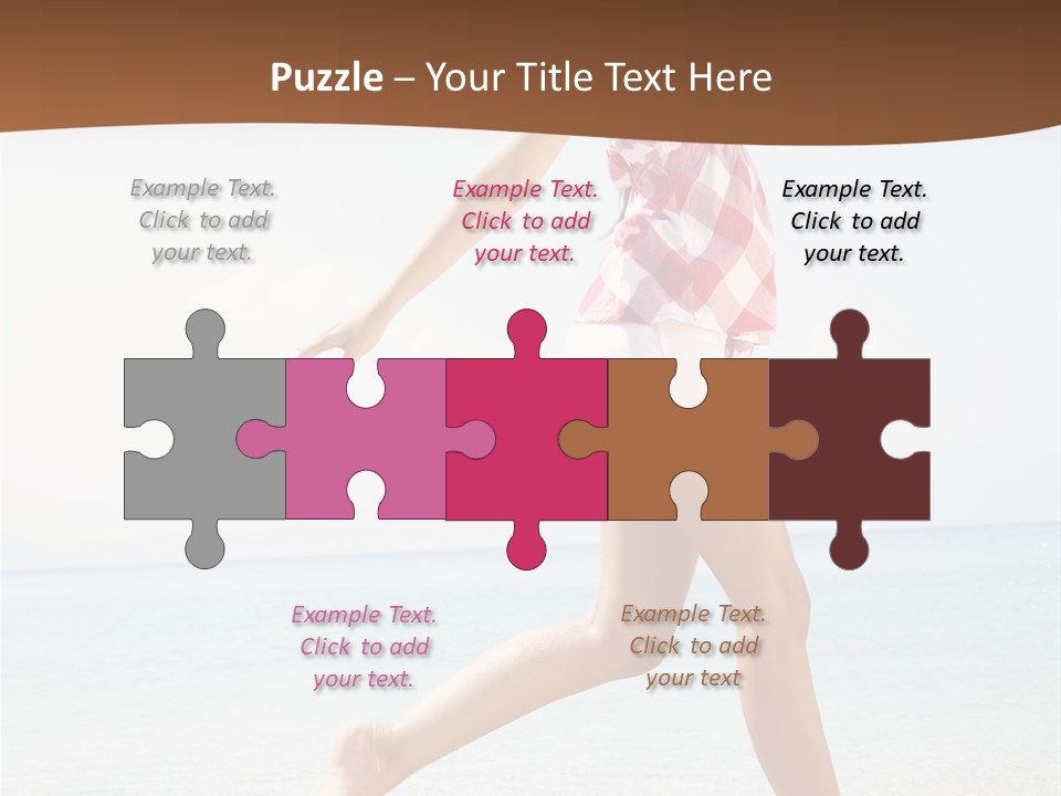 Splashing Sunglasses Sunshine PowerPoint Template