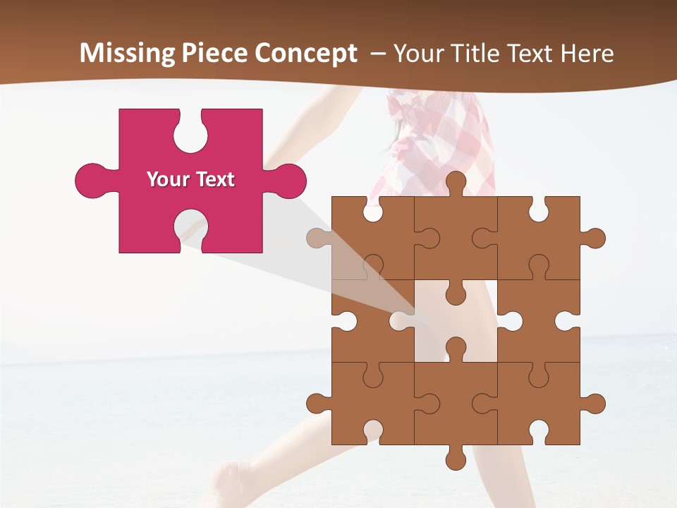 Splashing Sunglasses Sunshine PowerPoint Template