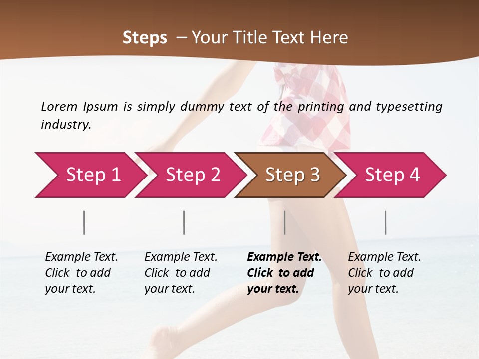 Splashing Sunglasses Sunshine PowerPoint Template