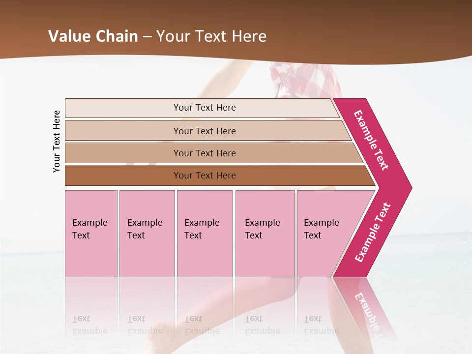 Splashing Sunglasses Sunshine PowerPoint Template