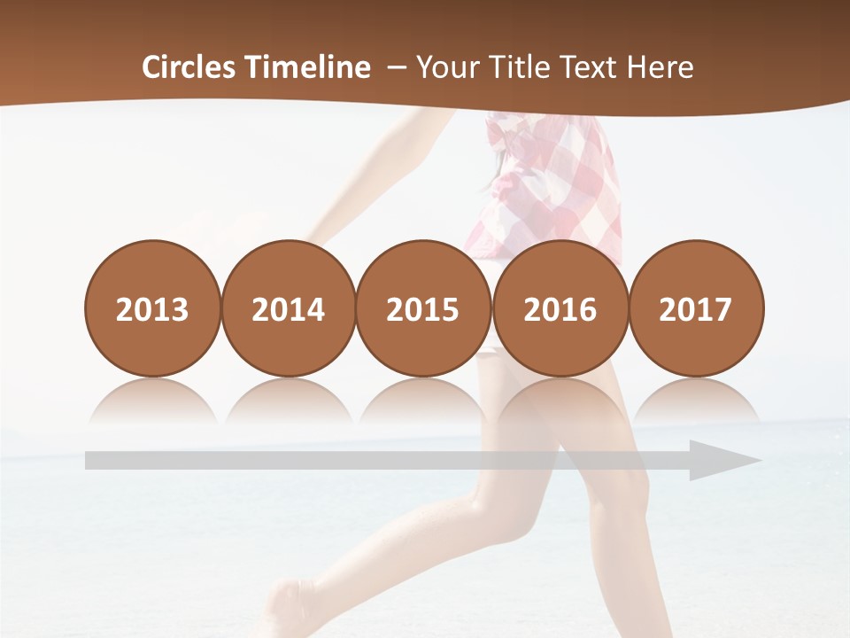 Splashing Sunglasses Sunshine PowerPoint Template