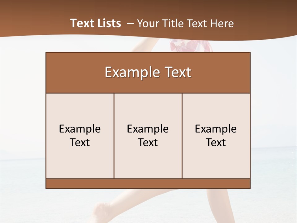 Splashing Sunglasses Sunshine PowerPoint Template
