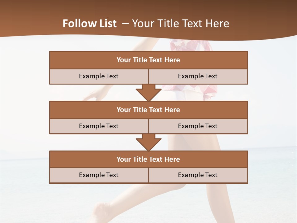 Splashing Sunglasses Sunshine PowerPoint Template