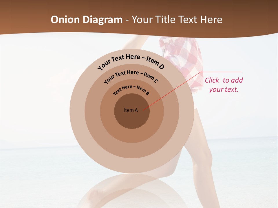 Splashing Sunglasses Sunshine PowerPoint Template