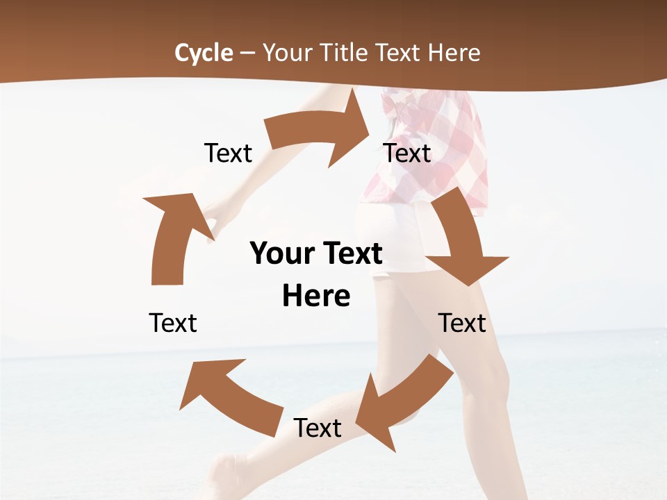 Splashing Sunglasses Sunshine PowerPoint Template