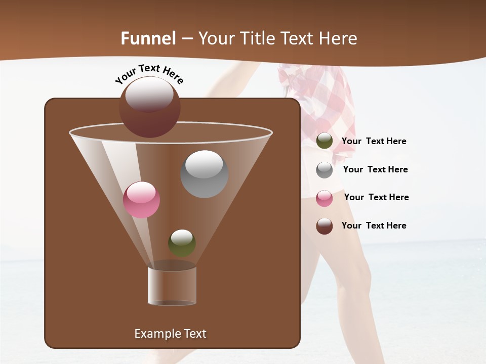 Splashing Sunglasses Sunshine PowerPoint Template