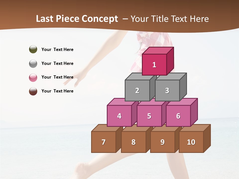 Splashing Sunglasses Sunshine PowerPoint Template