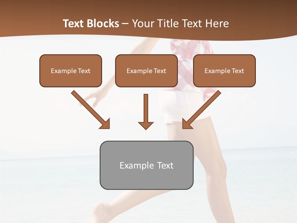 Splashing Sunglasses Sunshine PowerPoint Template