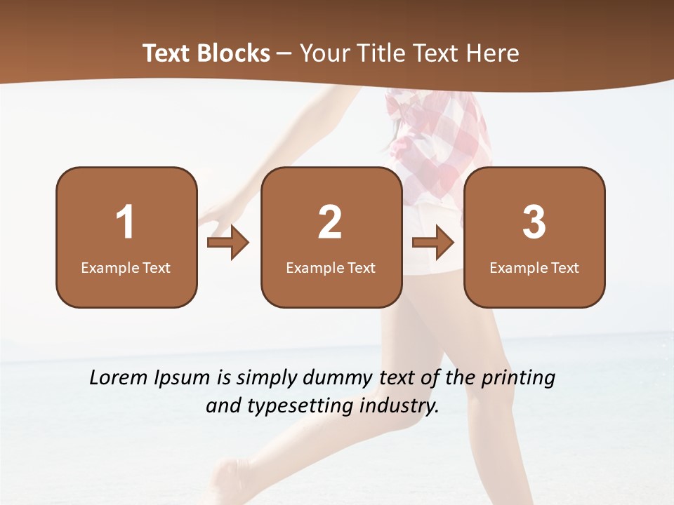 Splashing Sunglasses Sunshine PowerPoint Template