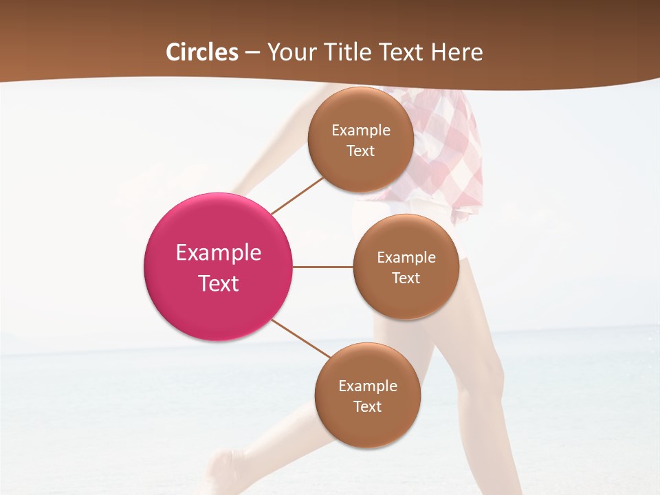 Splashing Sunglasses Sunshine PowerPoint Template