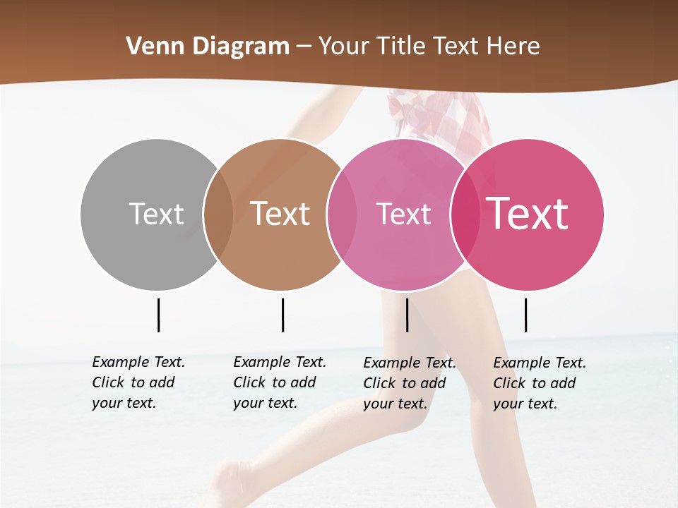 Splashing Sunglasses Sunshine PowerPoint Template