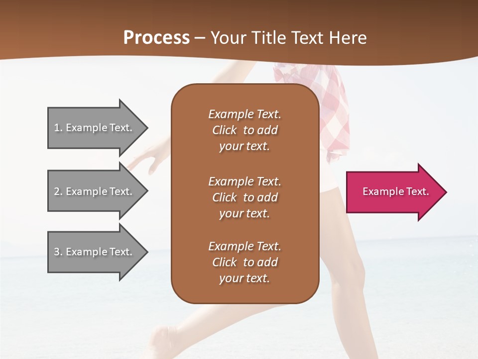 Splashing Sunglasses Sunshine PowerPoint Template