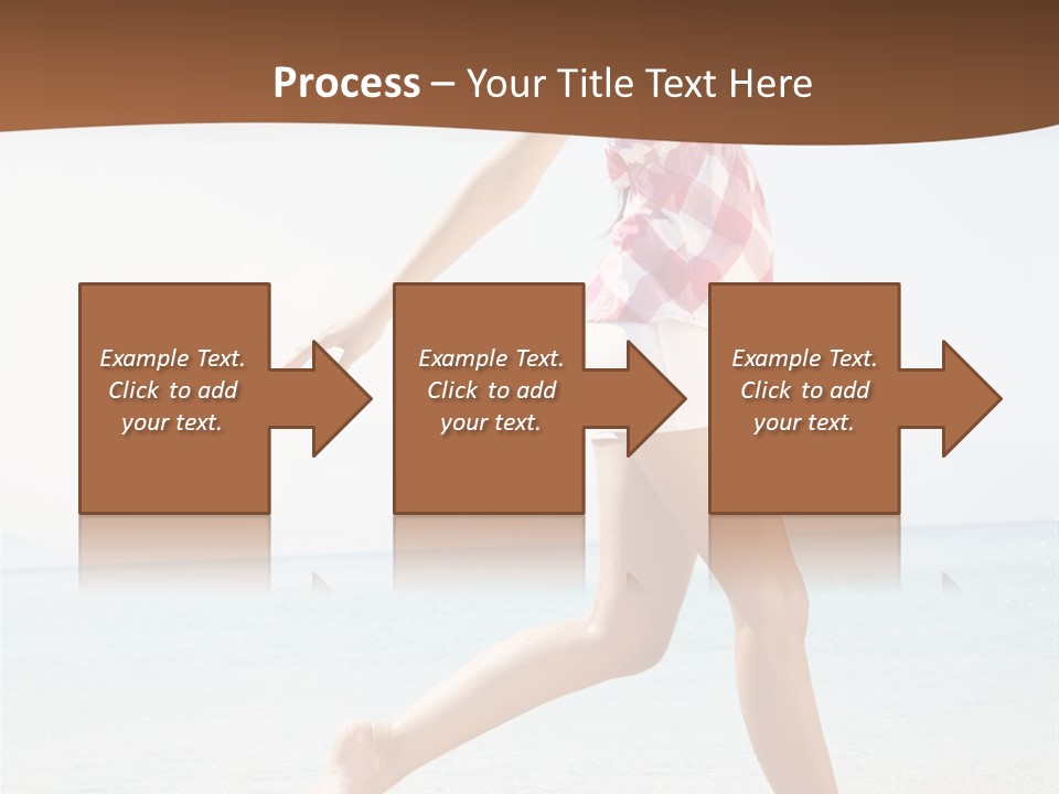 Splashing Sunglasses Sunshine PowerPoint Template