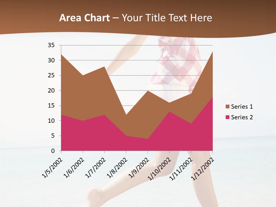 Splashing Sunglasses Sunshine PowerPoint Template