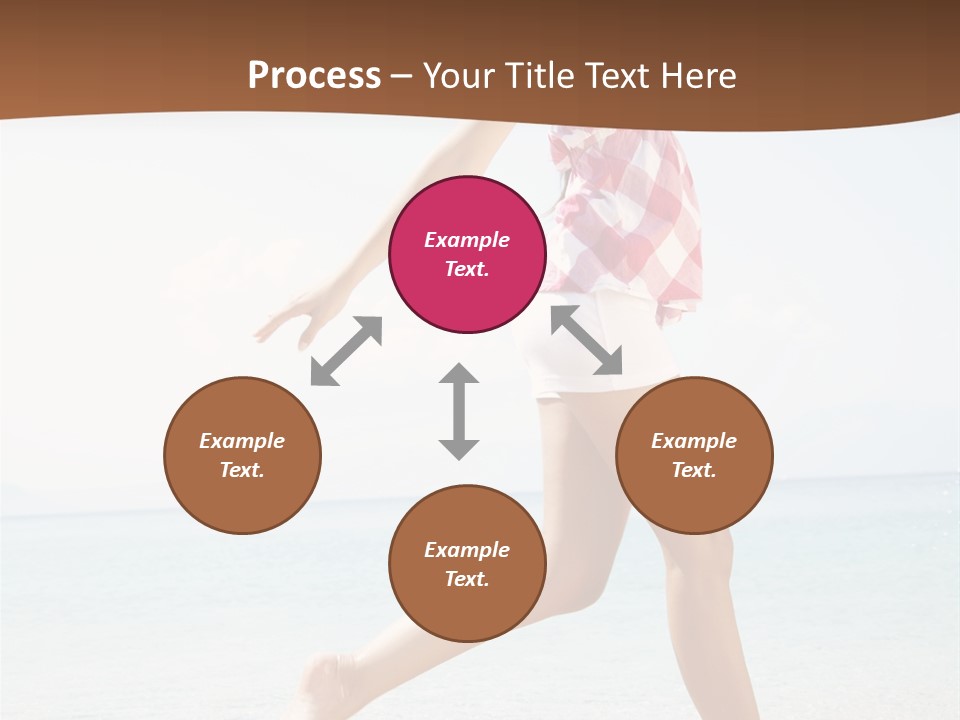 Splashing Sunglasses Sunshine PowerPoint Template