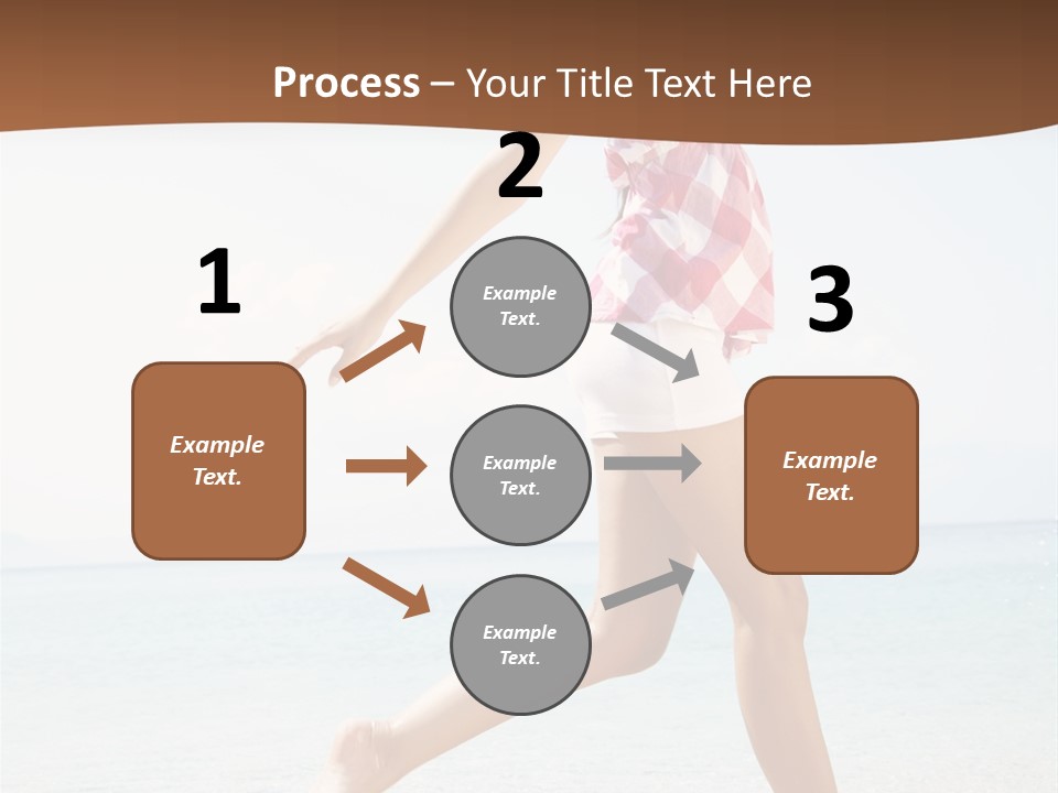 Splashing Sunglasses Sunshine PowerPoint Template