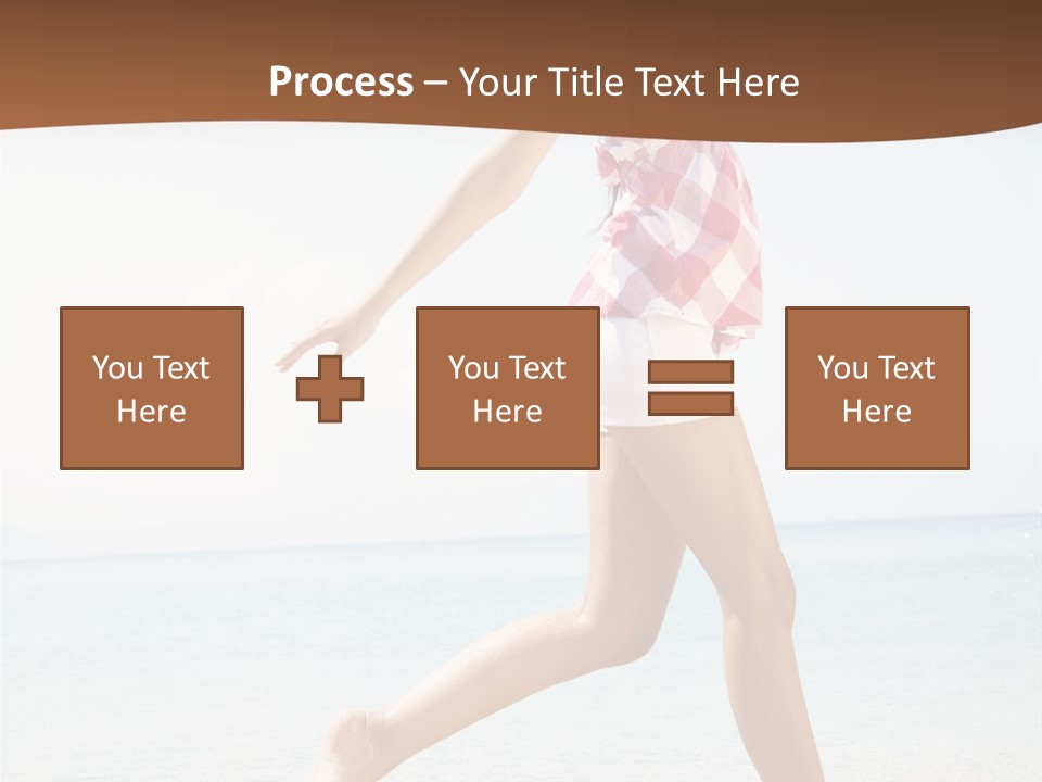 Splashing Sunglasses Sunshine PowerPoint Template